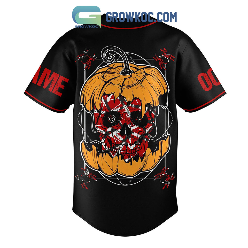 Van Halen Running With The Devil Personalized Baseball Jersey