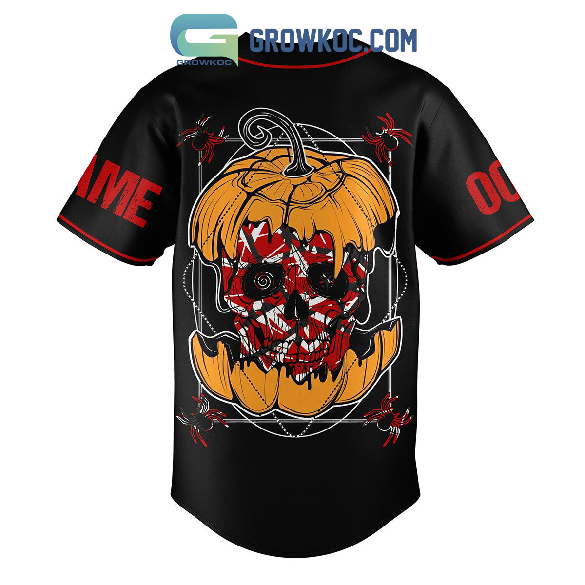 Van Halen Running With The Devil Personalized Baseball Jersey