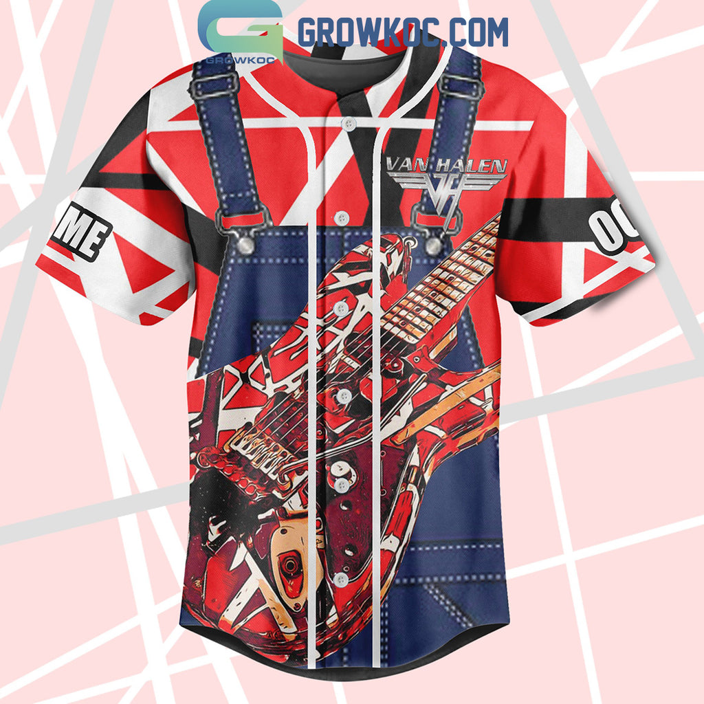 Van Halen Since 1972 Fan Personalized Baseball Jersey