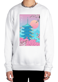 Vaporwave Pagoda Sweatshirt