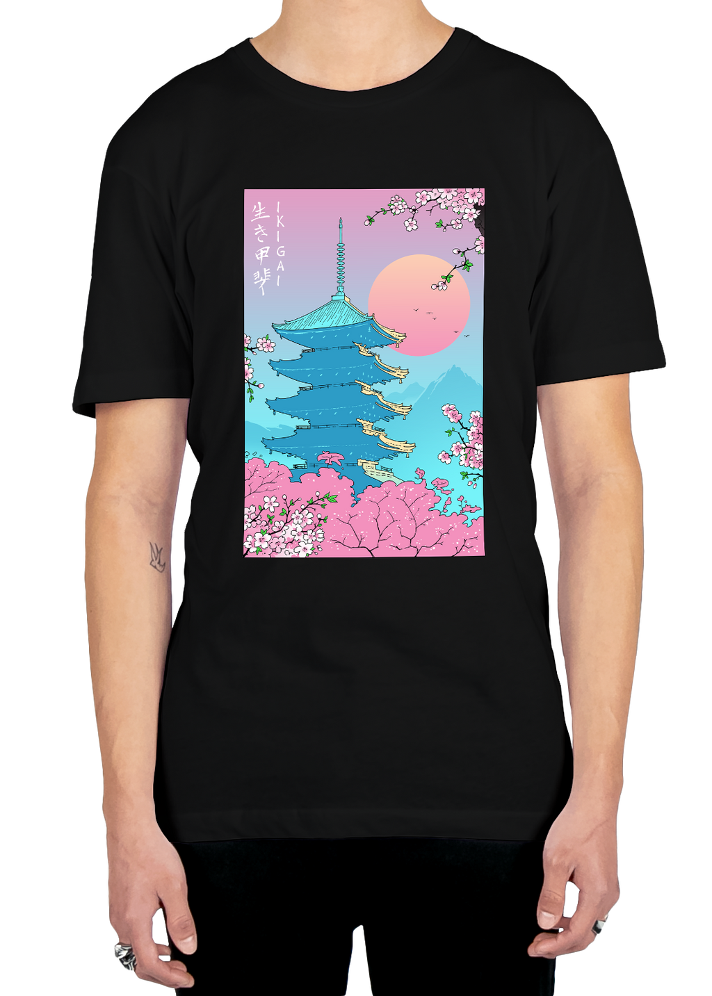 Vaporwave Pagoda Tee