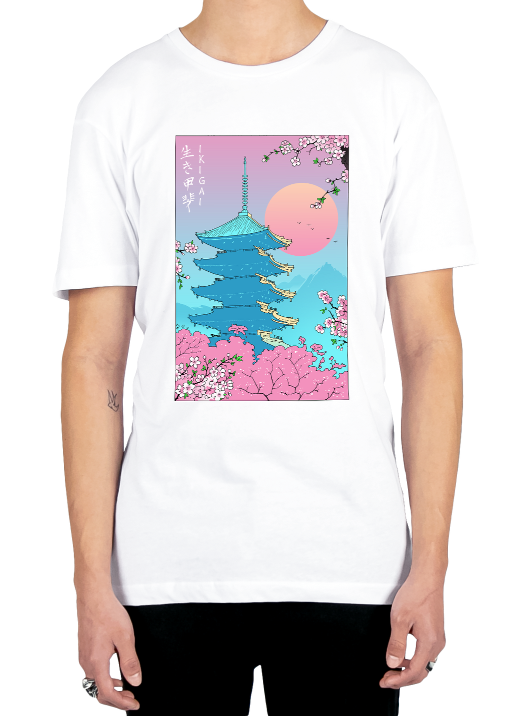 Vaporwave Pagoda Tee