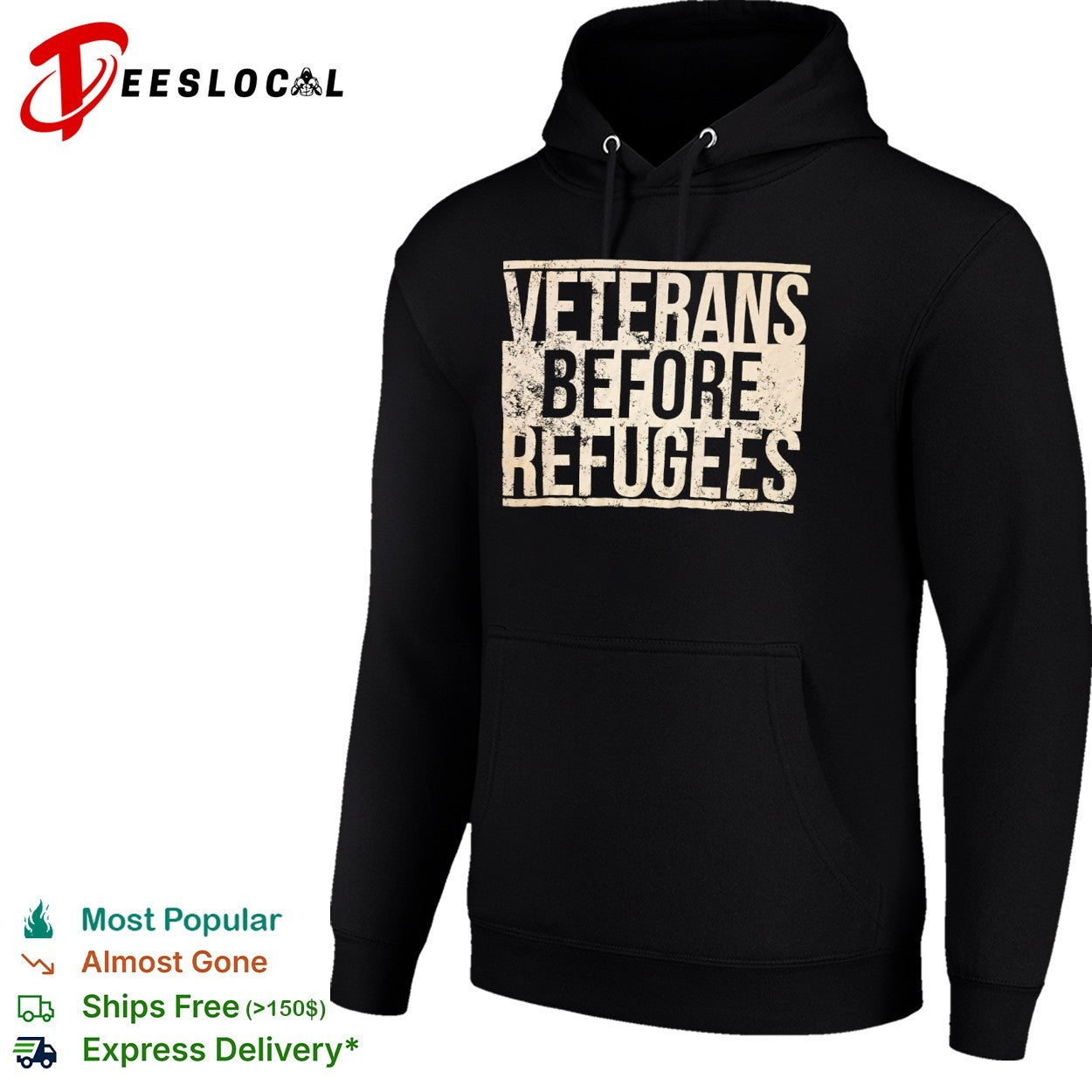 Veterans before refugees shirt
