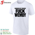 Victor Wembanyama San Antonio Spurs pardon my French basketball slogan typography shirt