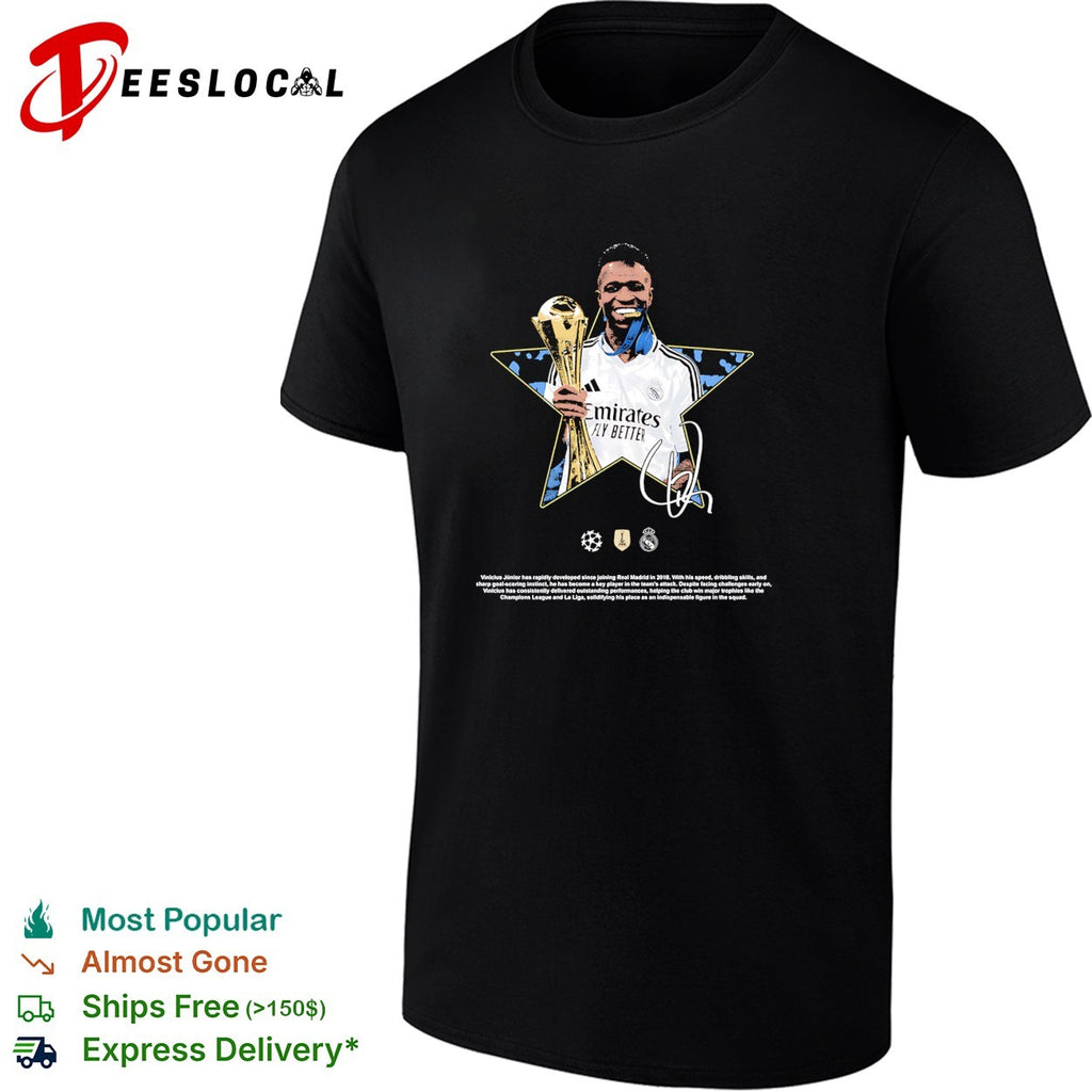 Vinicius Junior Real Madrid signature shirt