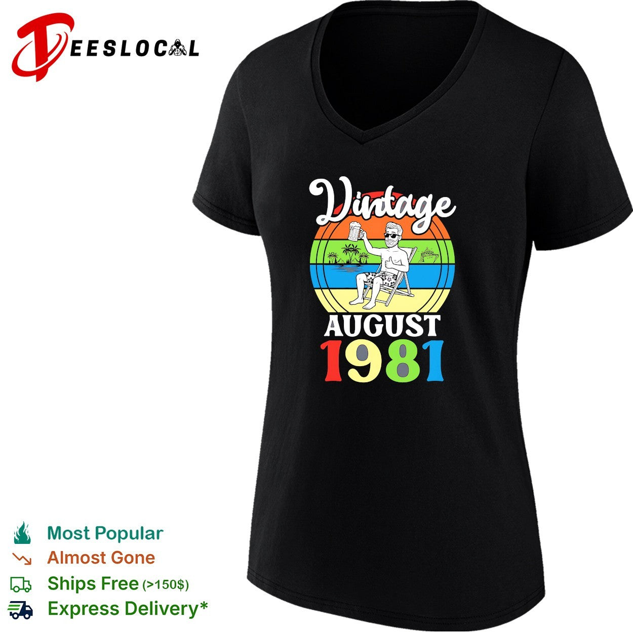 Vintage August 1981 shirt
