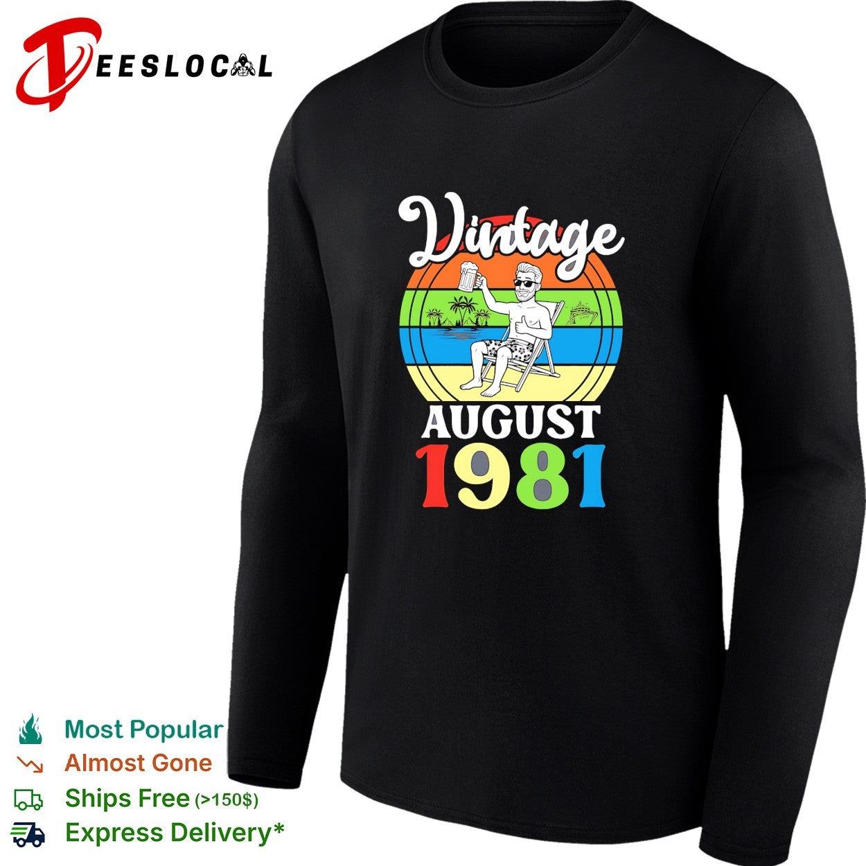 Vintage August 1981 shirt