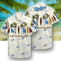 Vintage LA Dodgers Hawaiian Shirt Baseball Fans Gift