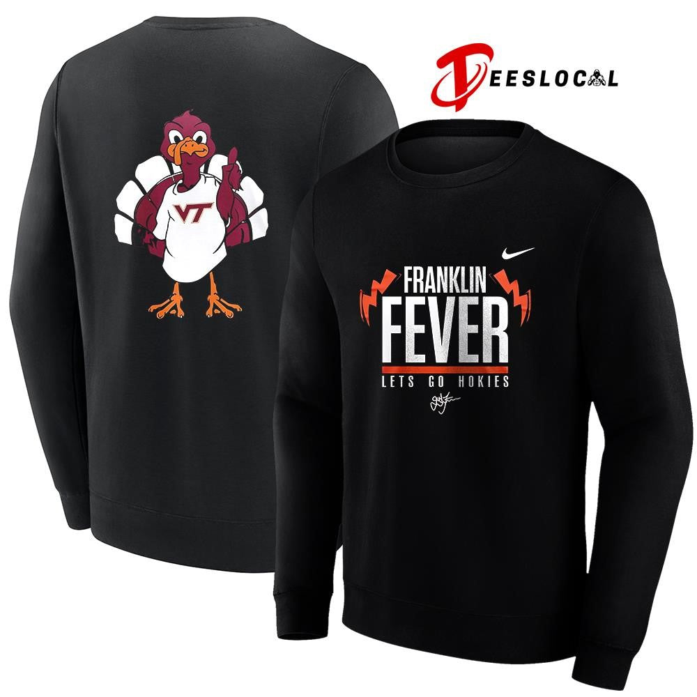 Virginia Tech Hokies Franklin fever let’s go Hokies signature mascot shirt