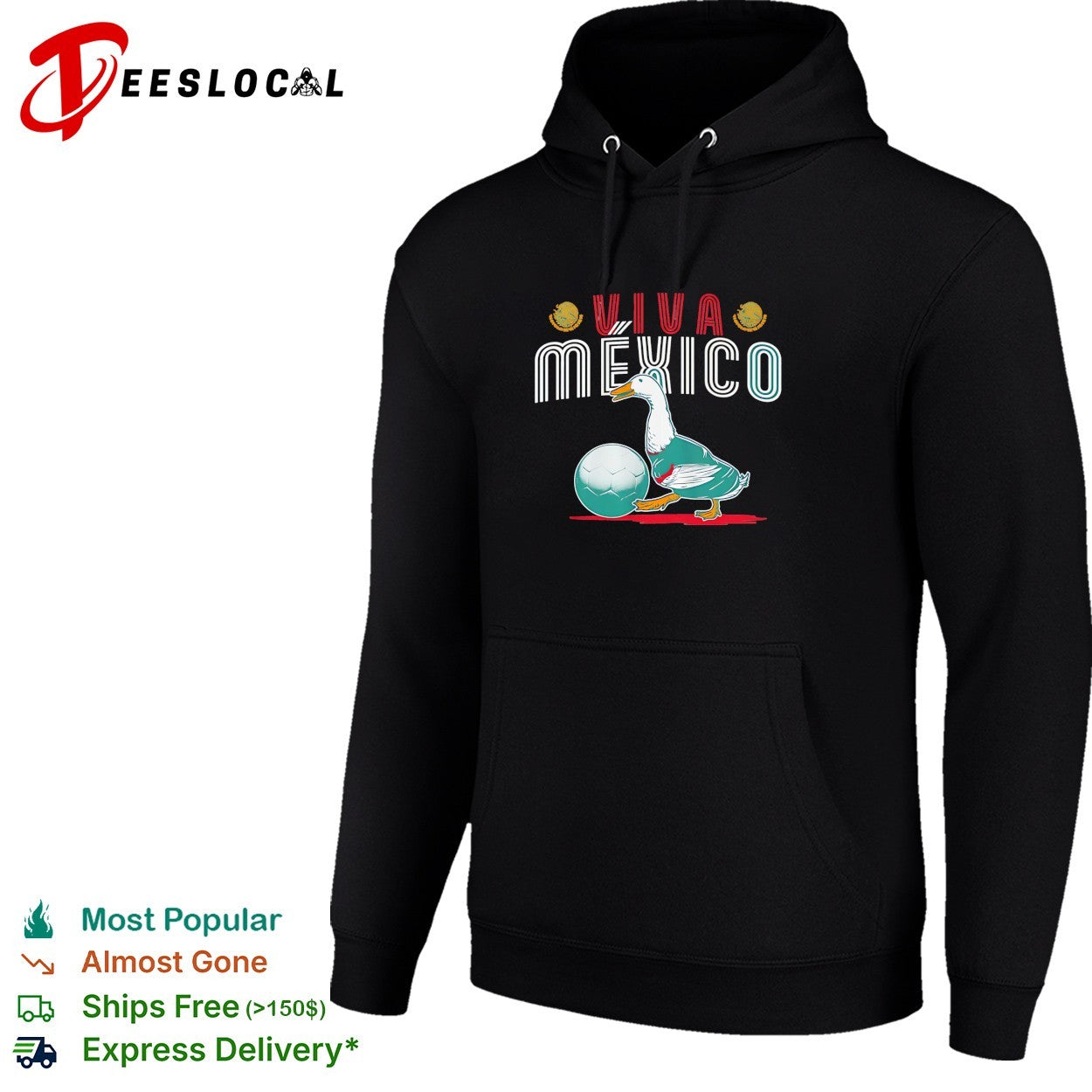 Viva Mexico Merlin The Mexico Duck mascot shirt