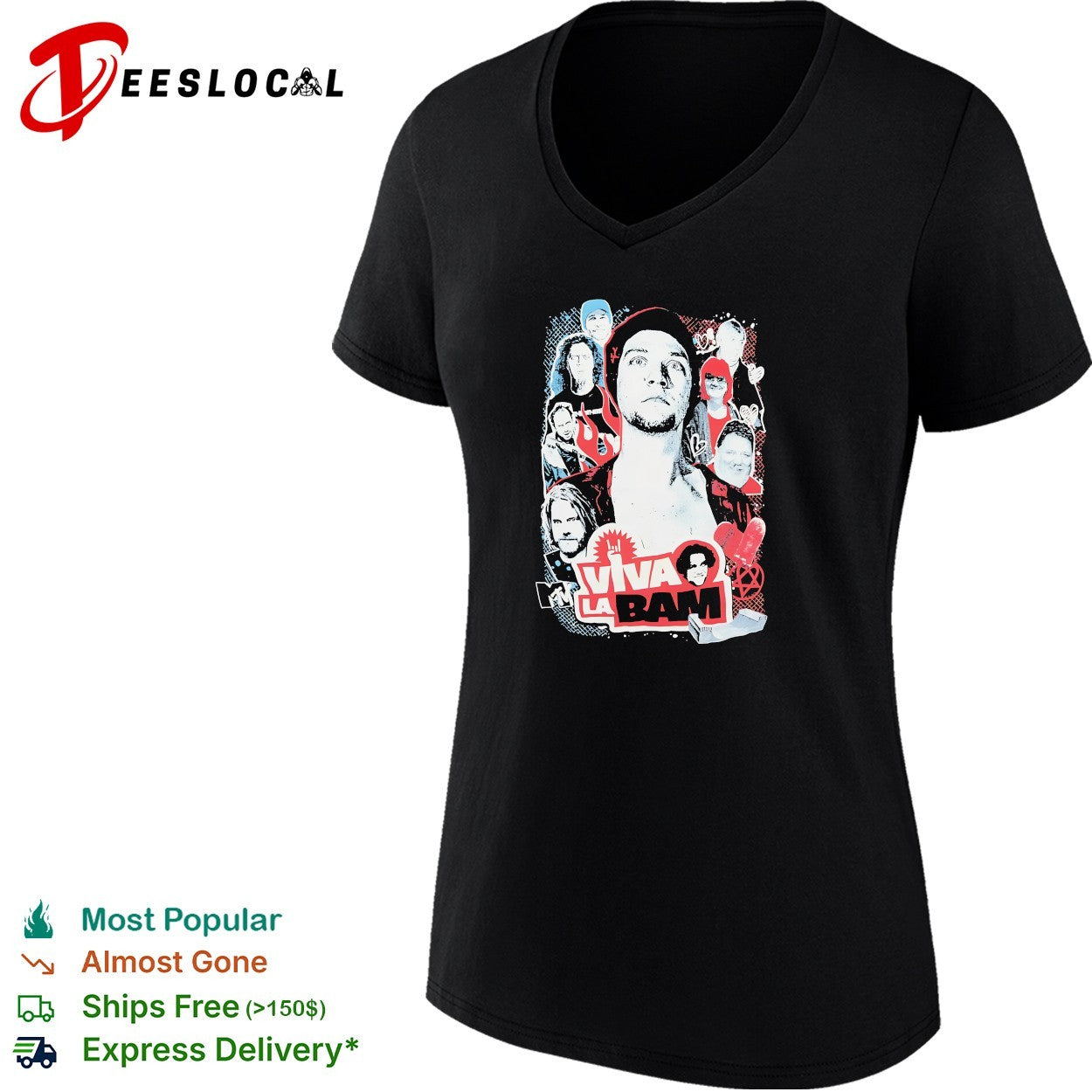 Viva la Bam wrestling poster shirt