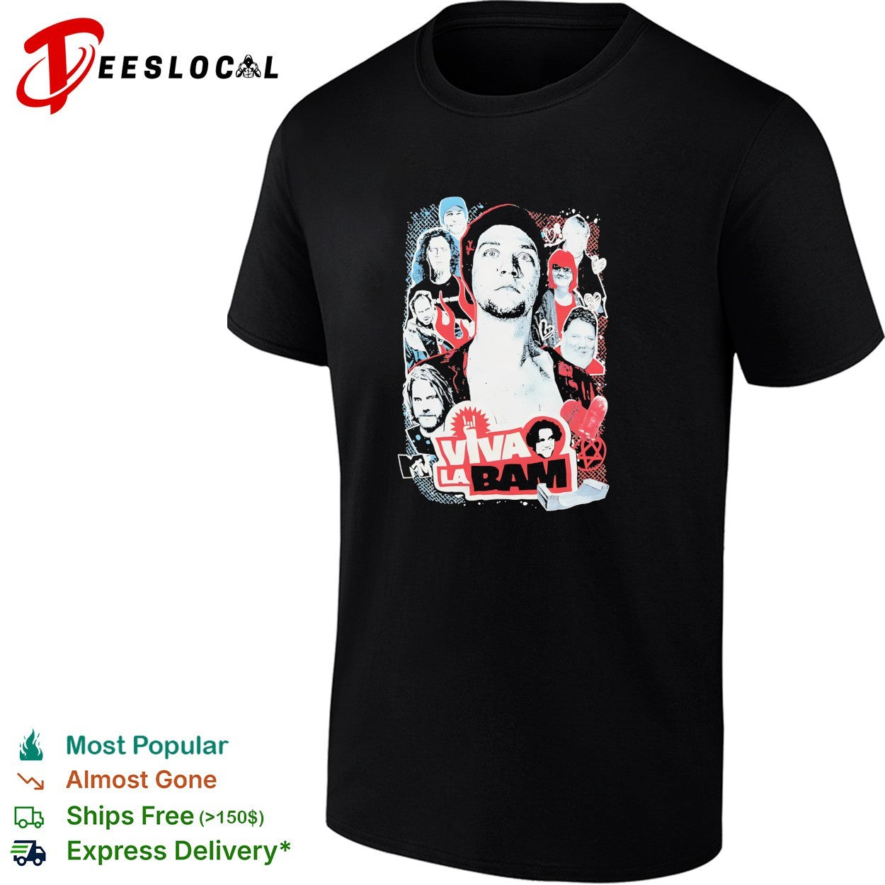 Viva la Bam wrestling poster shirt