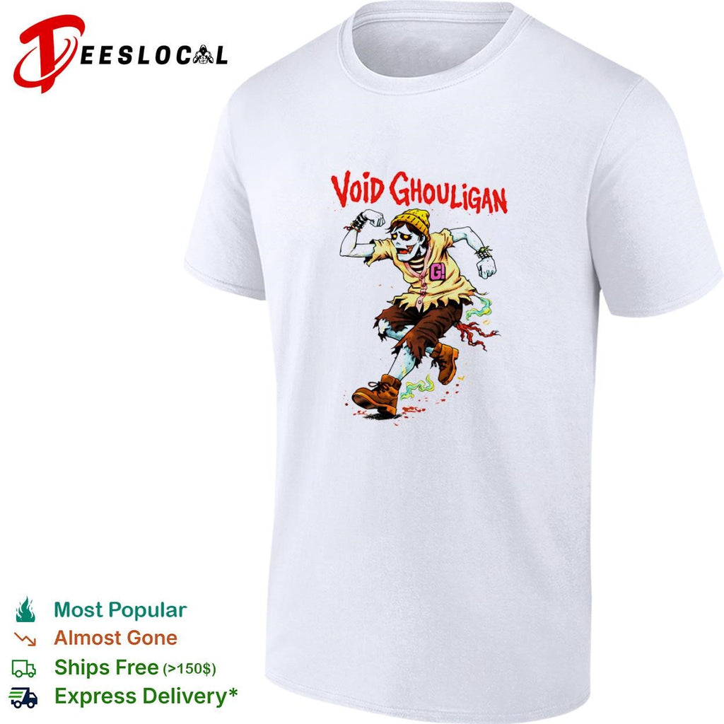Void Ghouligan cartoon zombie runner punk character shirt