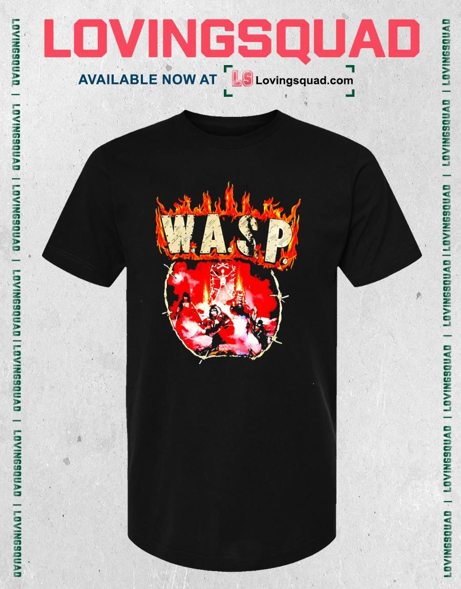 WASP Heavy Metal Band 80s Rock T-Shirt