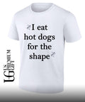 I eat hot dogs for the shape icons shirt