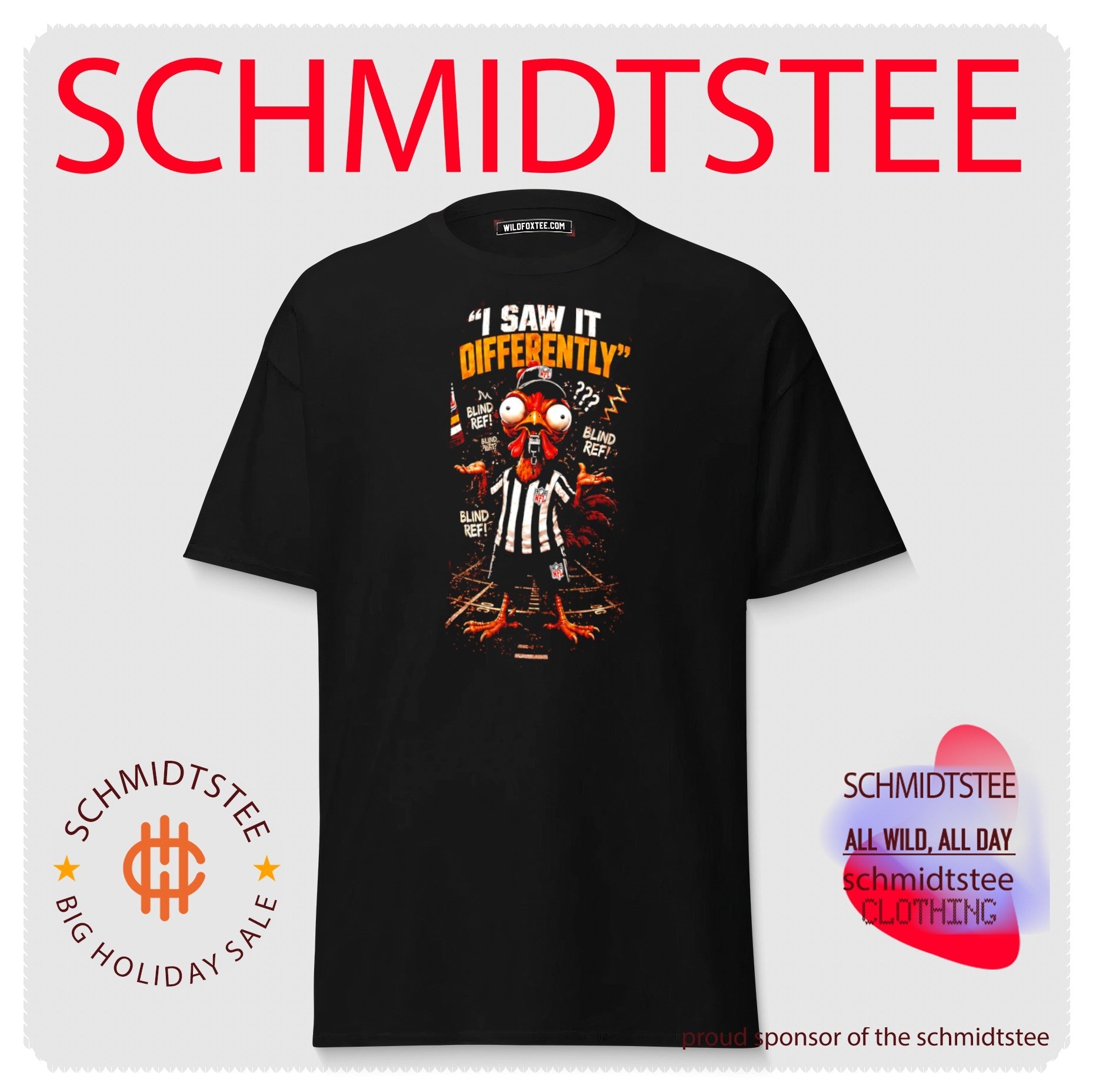 Washington Commanders Blind Referee I saw it differently blind ref shirt