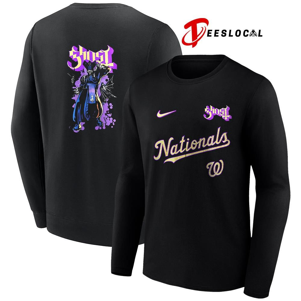 Washington Nationals MLB Ghost Band world tour art shirt
