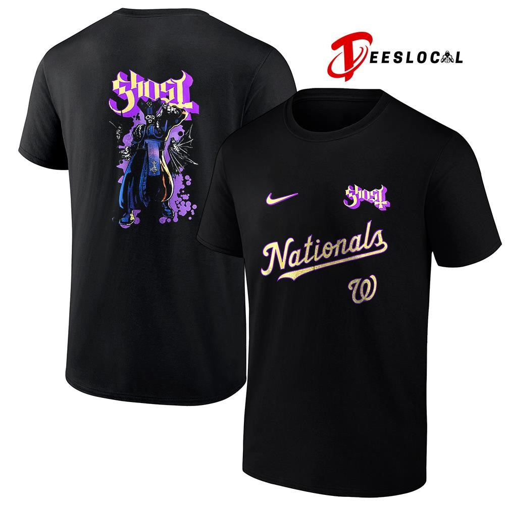 Washington Nationals MLB Ghost Band world tour art shirt