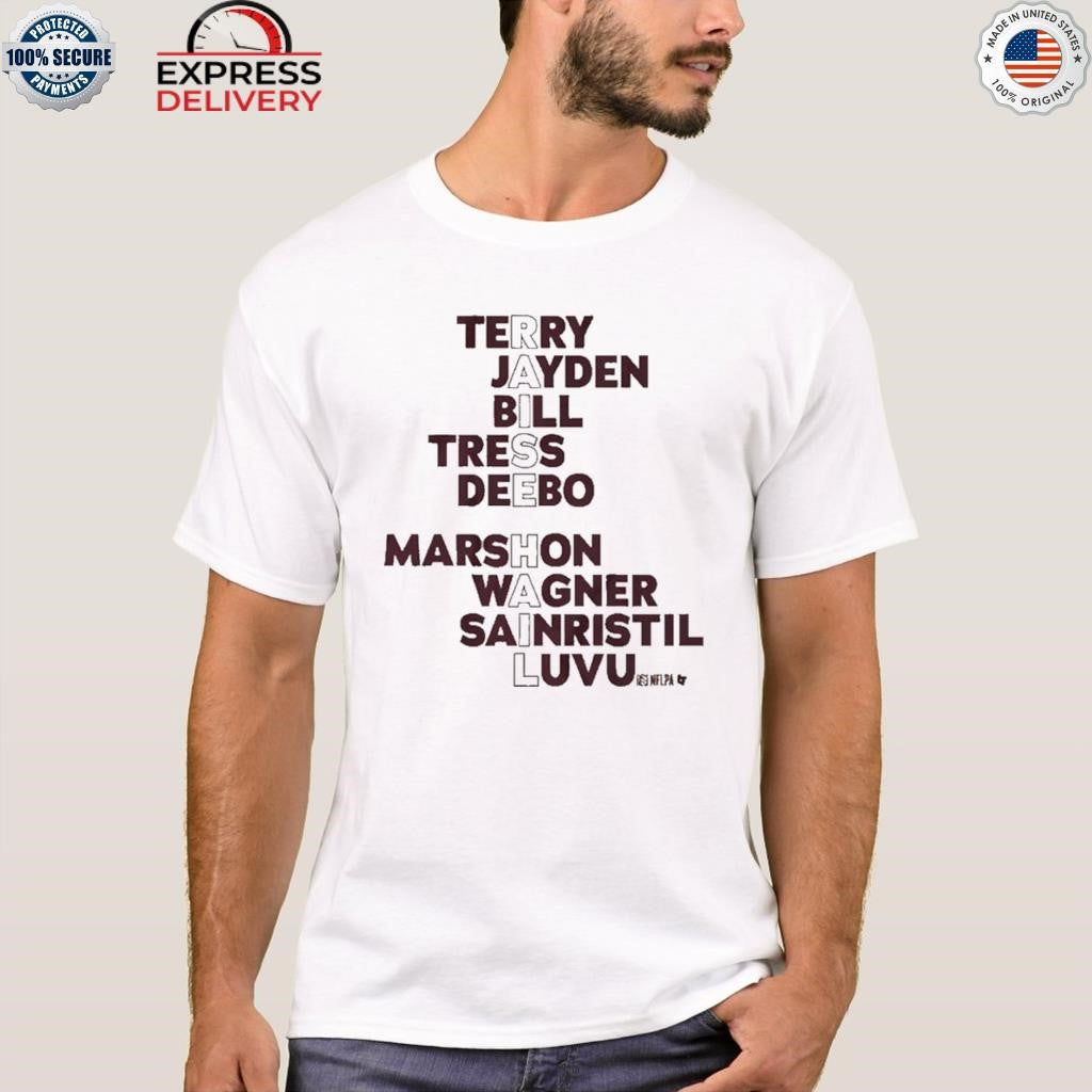 Washington Raise Hail Names Shirt
