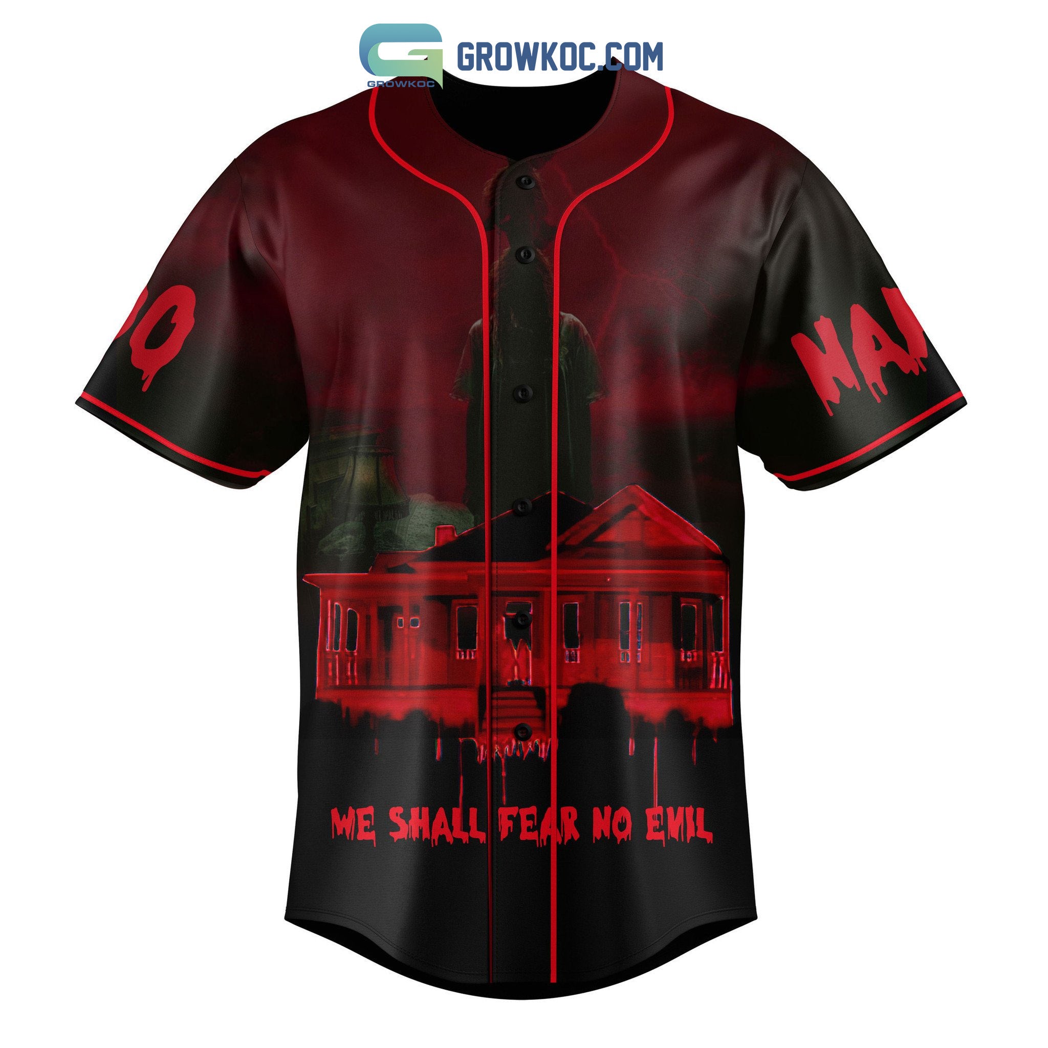 We Shall Fear No Evil Personalized Baseball Jersey