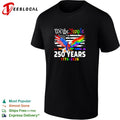 We the people 250 years 1776 2026 American flag Pride Month eagle shirt