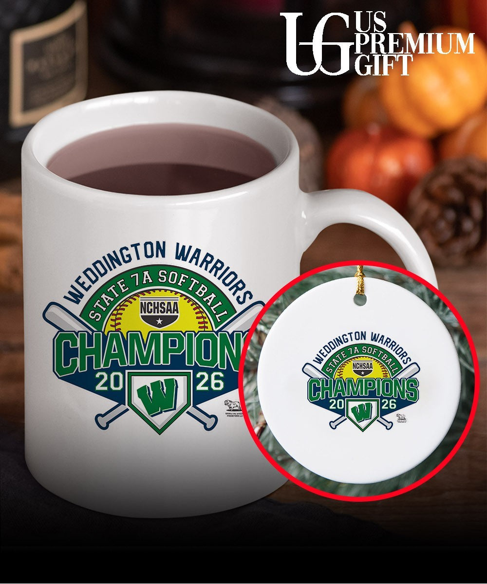 Weddington Warriors NCHSAA 7A Softball State Champions 2026 shirt