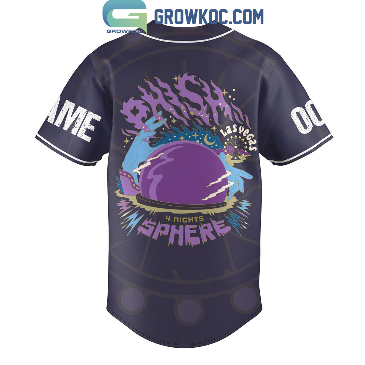 Welcome To Phabulous Sphere Las Vegas 4 Nights Personalized Baseball Jersey