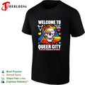 Welcome to queer city don’t fear the gay reaper we put pronouns in the water vintage shirt