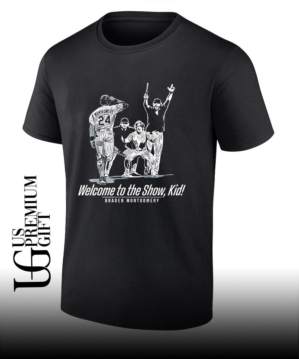 Welcome to the Show Kid Braden Montgomery Chicago White Sox Baseball shirt