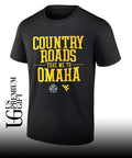 West Virginia Baseball Country Roads Take Me To Omaha shirt