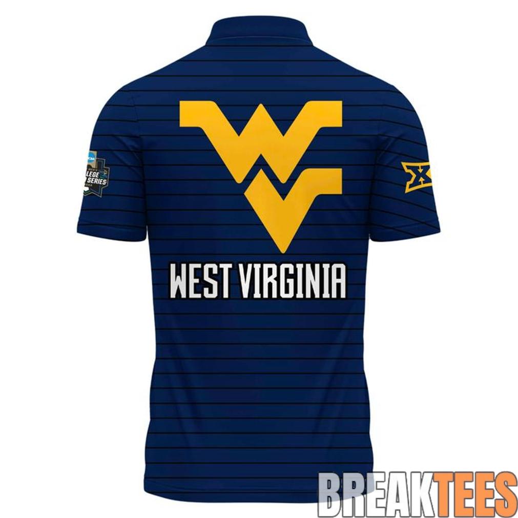 West Virginia Mountaineers 2026 NCAA Men’s Baseball Omaha College World Series Polo