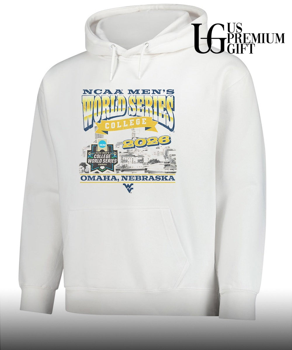 West Virginia Mountaineers 2026 NCAA Men’s baseball world series college skyline T-shirt