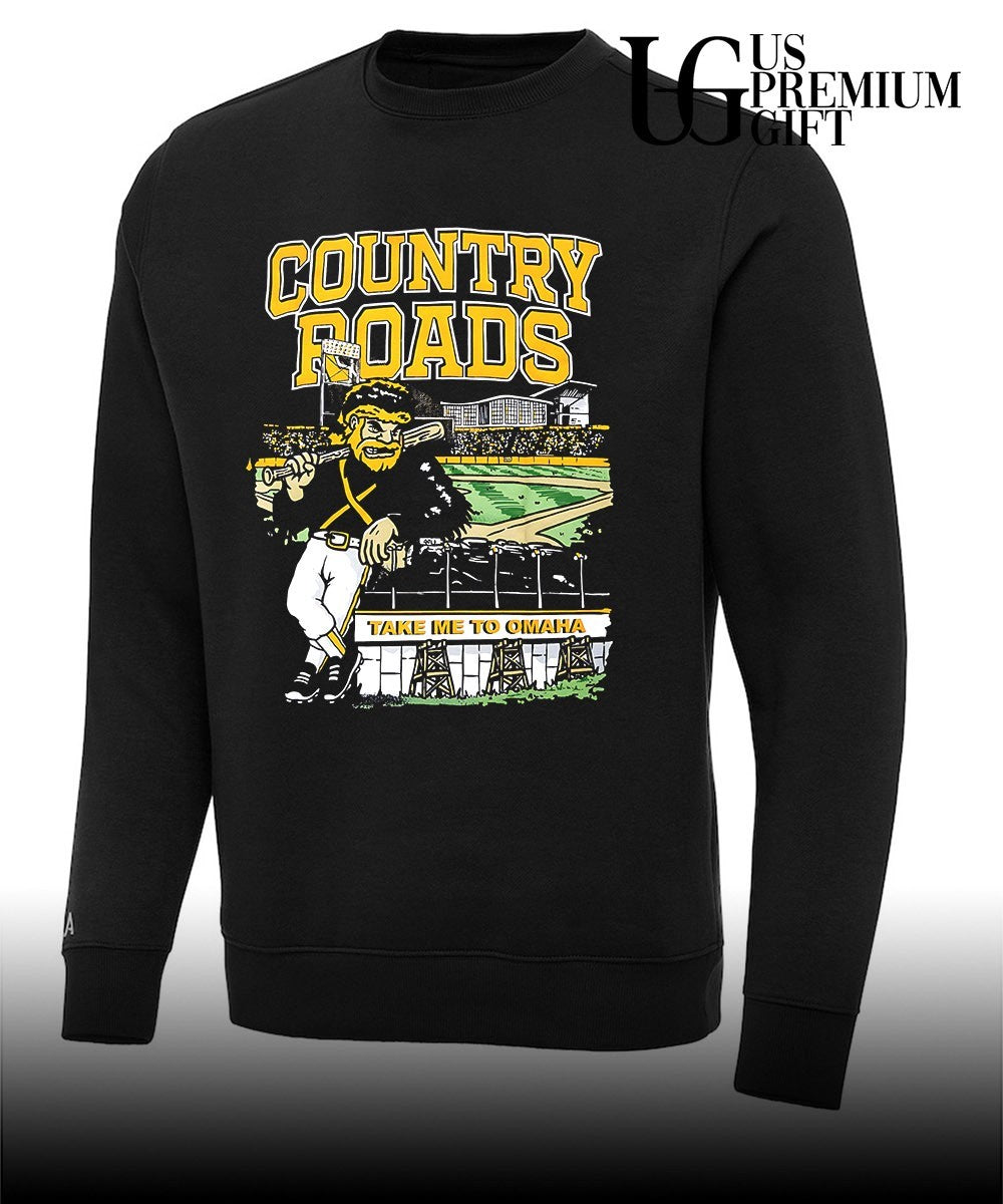 West Virginia Mountaineers Baseball NCAA Country Roads Take Me to Omaha 2026 mascot shirt