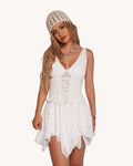 White Willow Sequin Fairy Dress