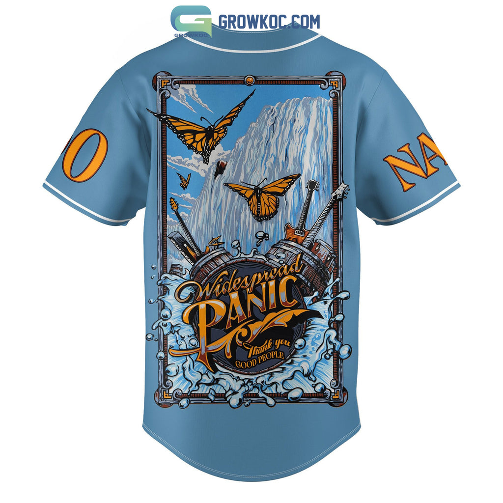 Widespread Panic Thank You Good People Personalized Baseball Jersey