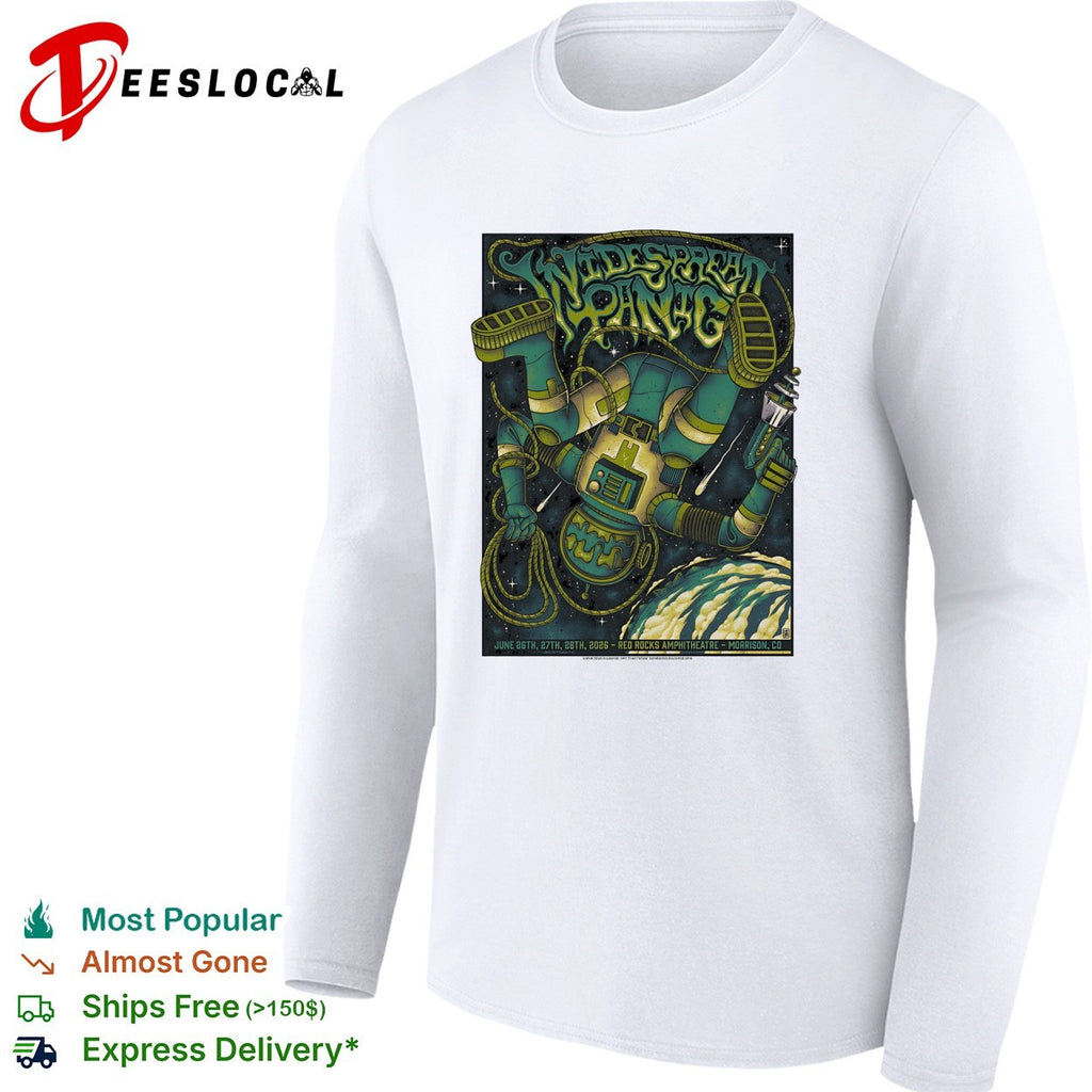 Widespread Panic concert poster shirt