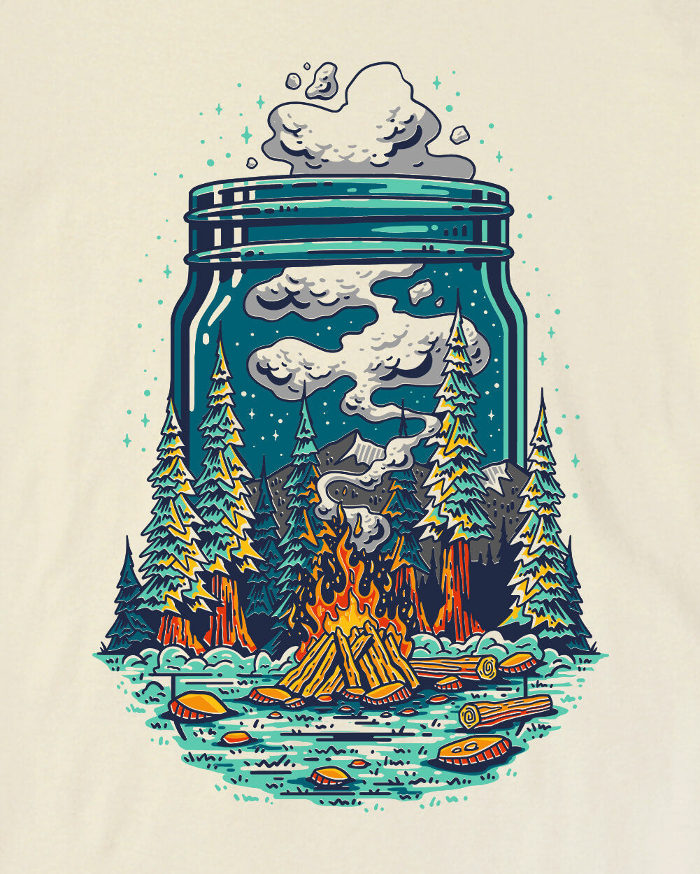 Wild Retreat Vintage Tee