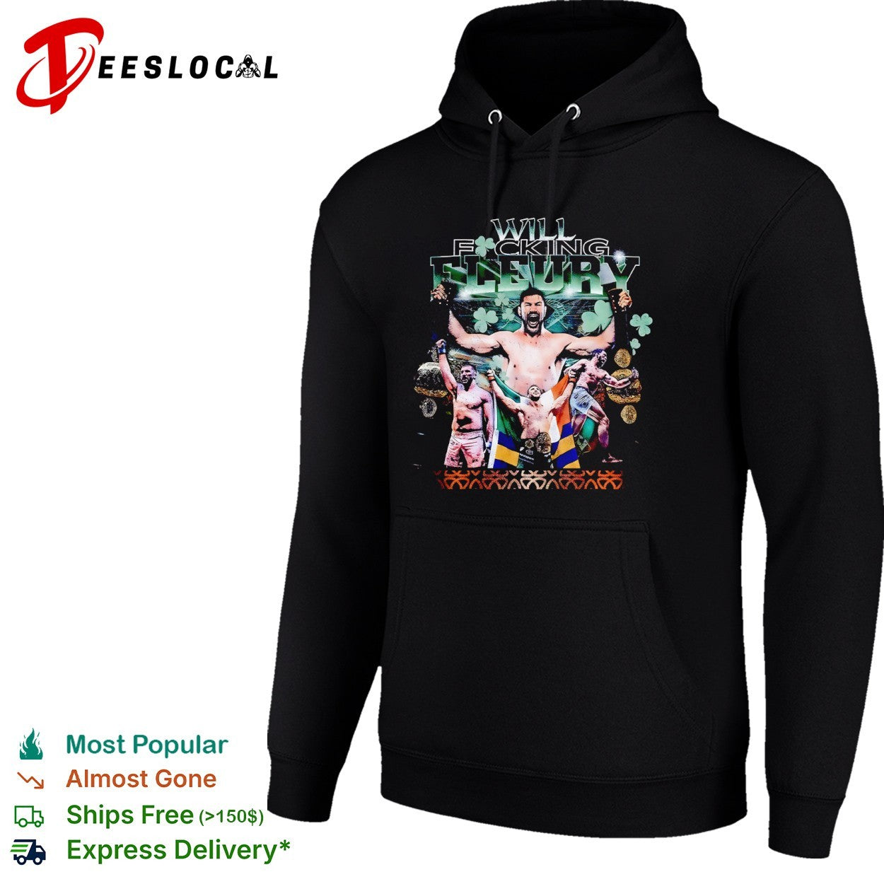 Will Fucking Fleury Oktagon MMA Fighter Professional Martial shirt