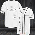 FASHION Windsor Vineyards Baseball Jerseys Botton Shirt