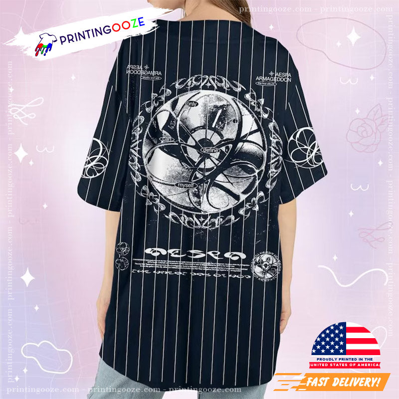 Winter Aespa Armageddon Album Baseball Jersey
