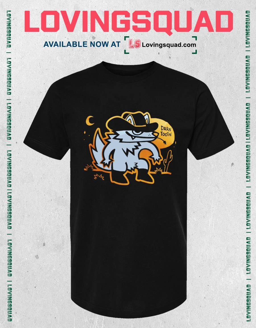 Wolf Cowboy Hat Darn Toot’n T-shirt