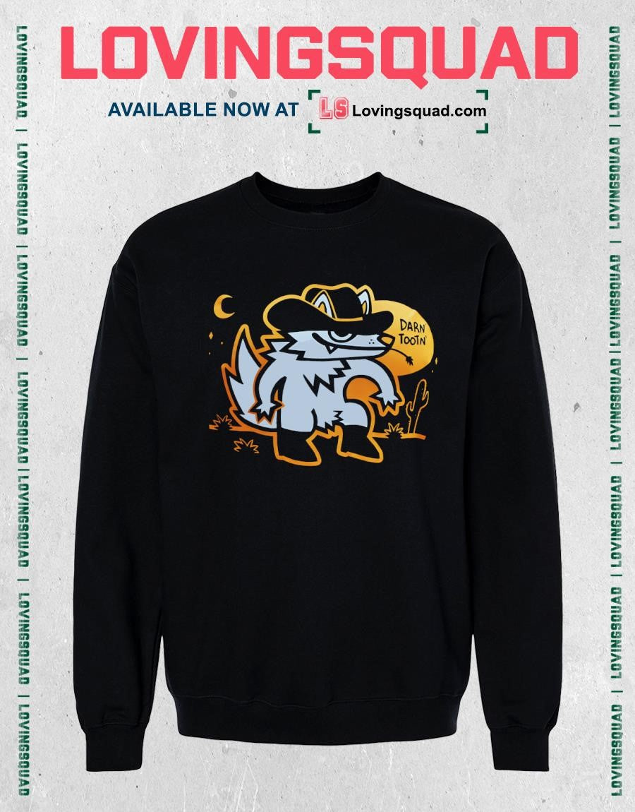 Wolf Cowboy Hat Darn Toot’n T-shirt