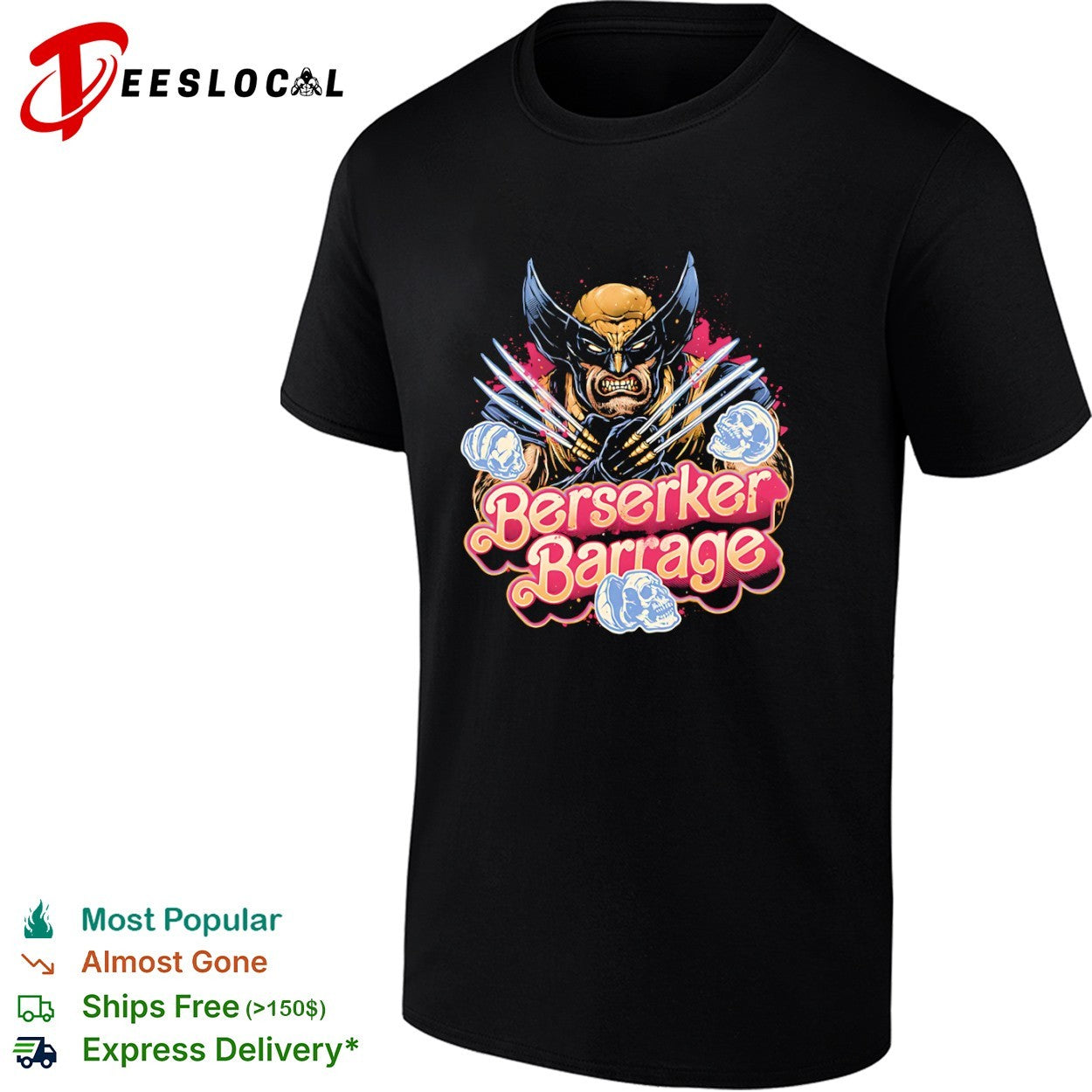 Wolverine Berserker Barrage shirt