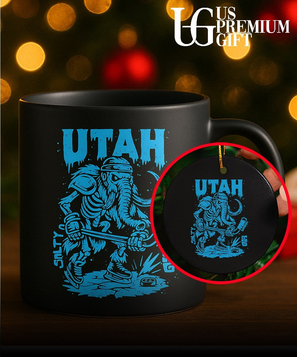 Woolly Mammoth Utah Hockey Player Salty SG 2006 T-shirt