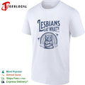 Worried cat sitting lesbians eat what meme shirt