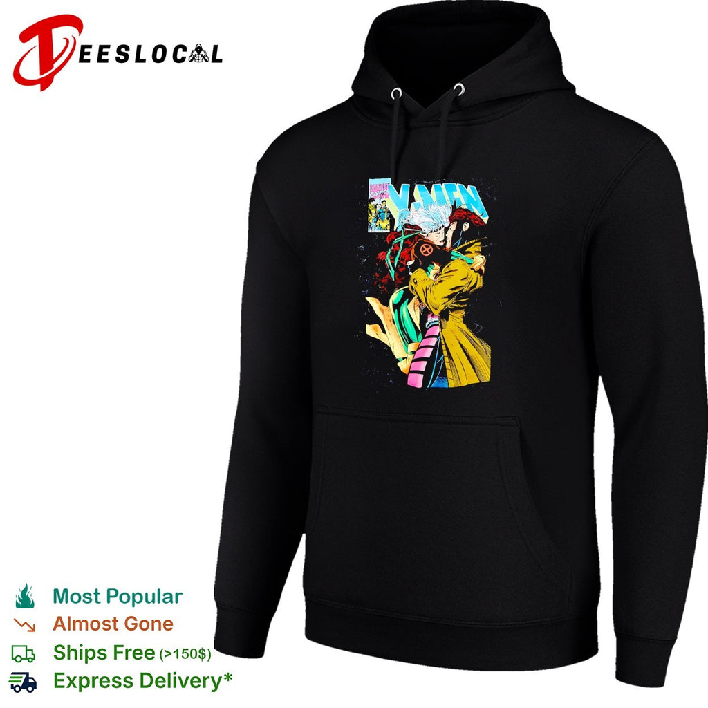 X Men Rogue and Gambit comic shirt