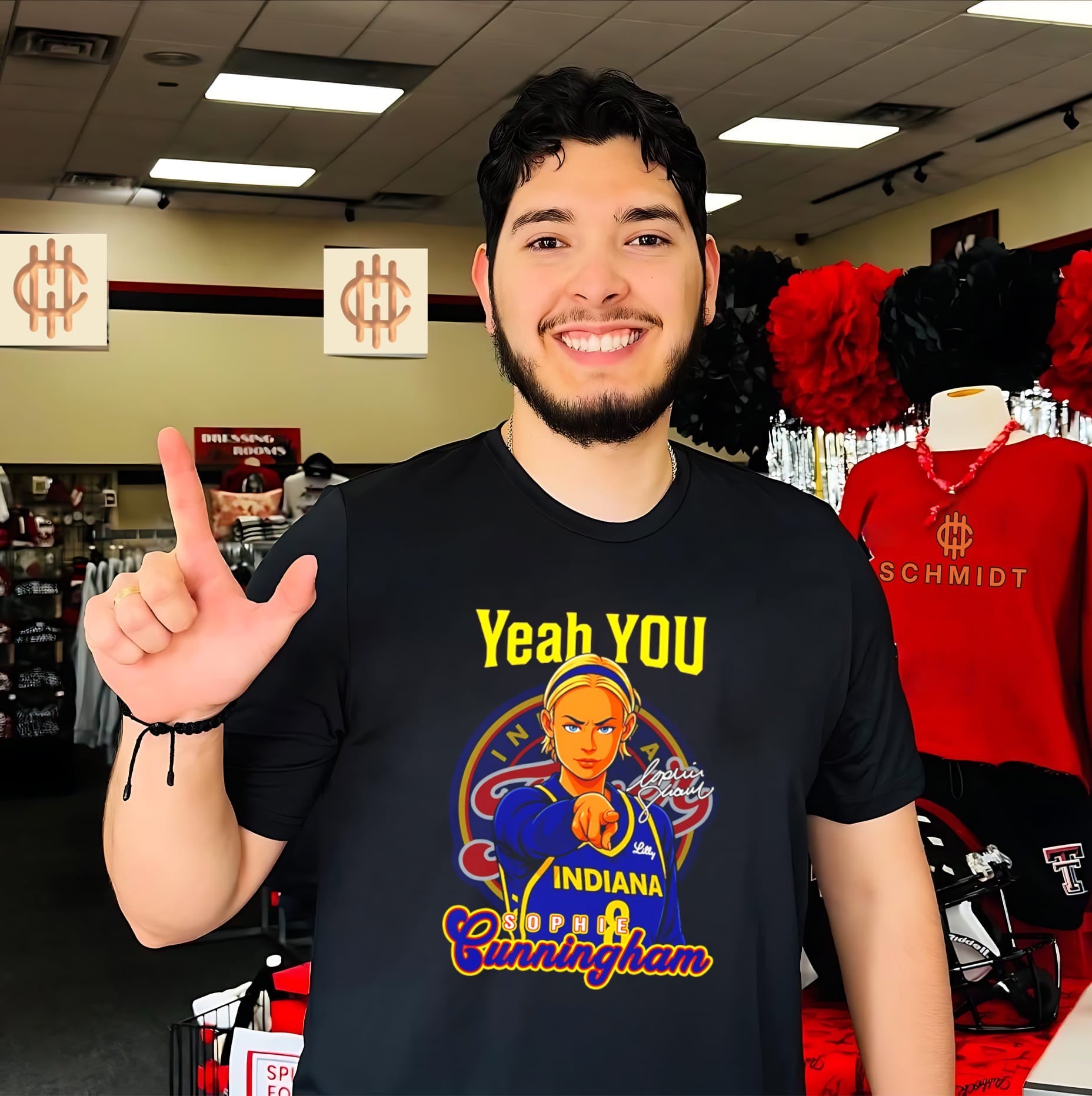 Yeah You Sophie Cunningham Indiana Fever shirt