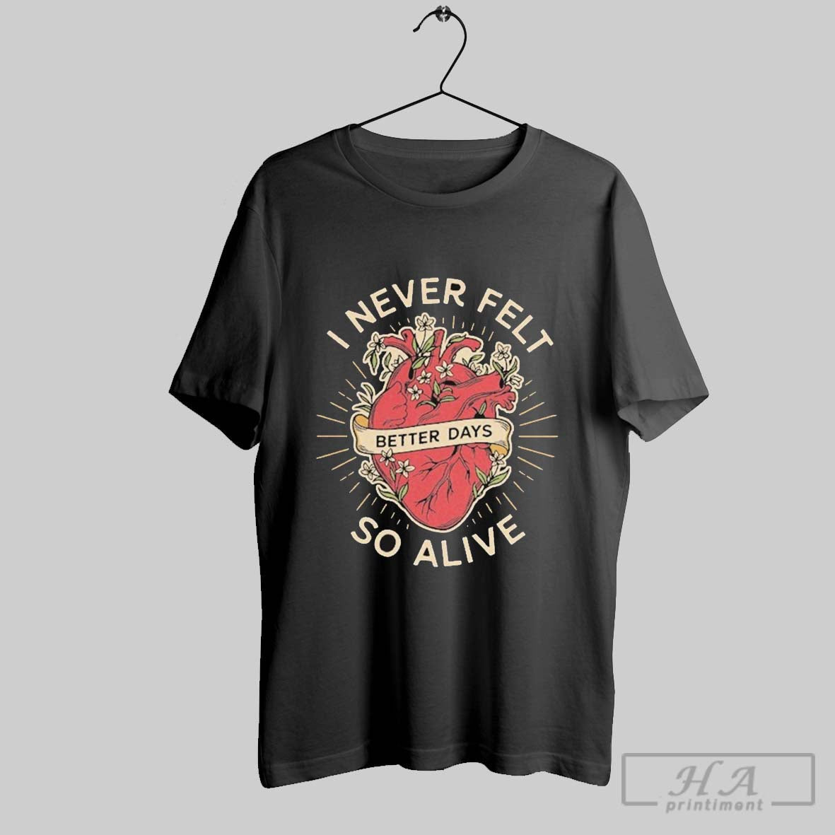 Yellowcard Better Days I Never Felt So Alive Heart T Shirts Hoodie, Sweatshirt | InkRitualCo.com
