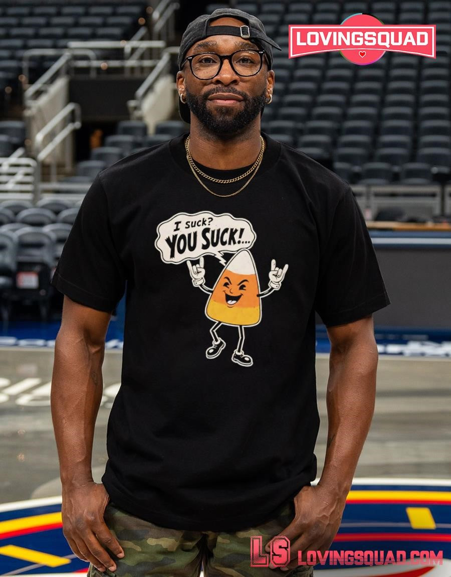 You Suck Candy Corn Halloween T-shirt