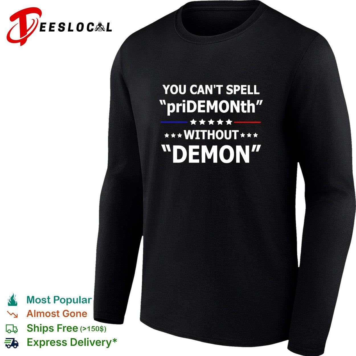 You can’t spell pridemonth without demon shirt